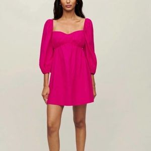 Reformation Farley Dress in Corvette - Size 10